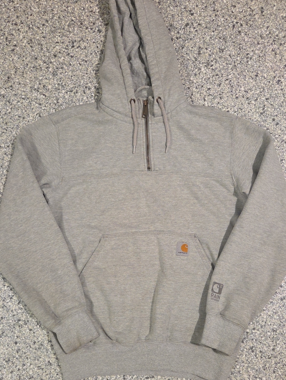 Carhartt Rain Defender Paxton Heavyweight Quarter-Zip Hoodie Size Small